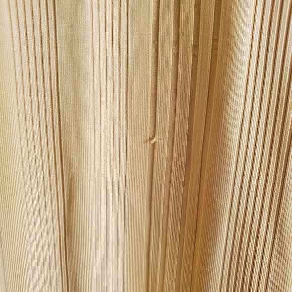 MAGAZINE | Golden mustard yellow button down maxi / midi dress (Size M) - Picture 9 of 10